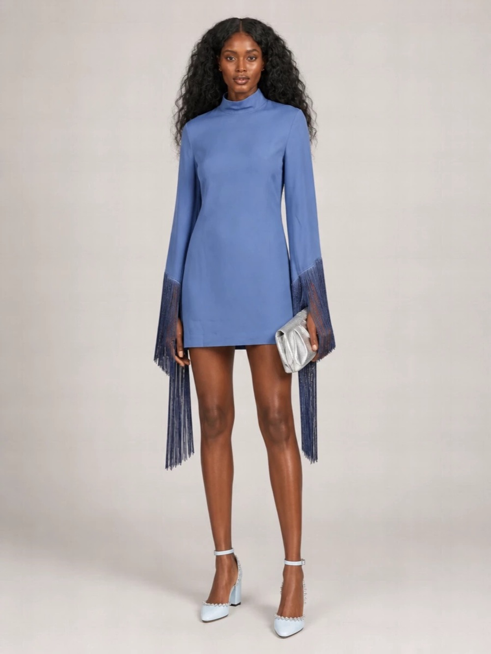 Taller Marmo Women Mini Del Mar Fringed Mini Dress size 44 IT